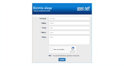 Desktop Screenshot of contact.azeri.net